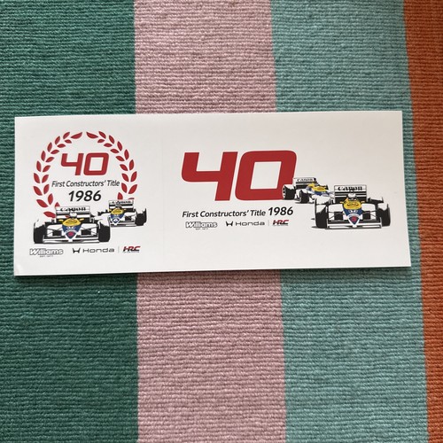 Williams racing honda first - honda, f1