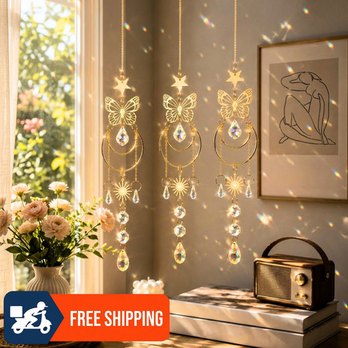 3pcs butterfly crystal - 3pcs,
