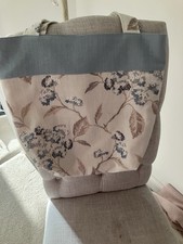 Hand made tote bag blue - tote,