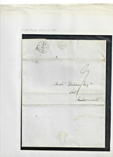 old pre stamp letter 1821 in