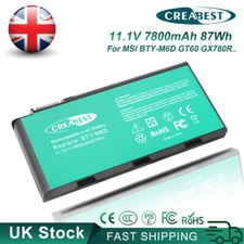 11.1V BTY-M6D Battery For MSI