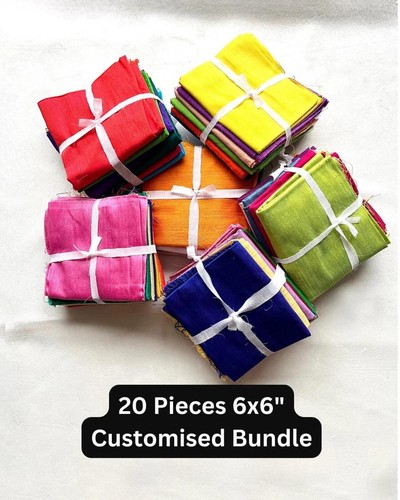 Raw silk cotton 20 pieces - raw,