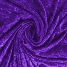 10 x 1m square Purple Crushed Velvet Velour Fabric Table Squares Masked Ball