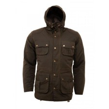 RELCO Men's Hooded Waxed Coat