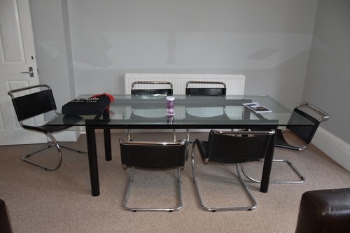 Heal glass dining table le - table,