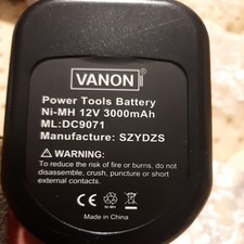 For Dewalt 12V DW9071 DW9072 DC9071 DE9037 DE9071 DE9072 DE9074 5000mAh Battery