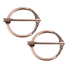 2pcs Copper Alloy Vintage
