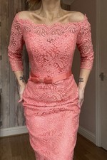 Ronald Joyce Coral Pink Lace