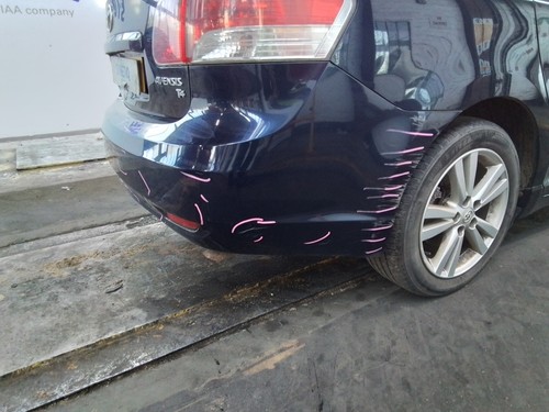 Rear bumper blue toyota - blue,