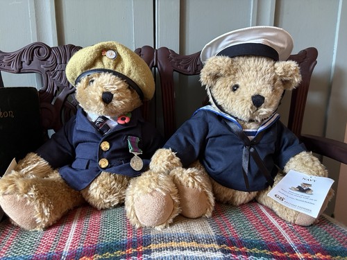 British teddies military bear - military,