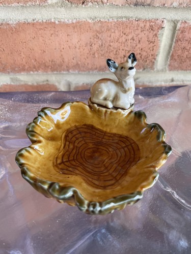 Vintage wade deer trinket dish - vintage,