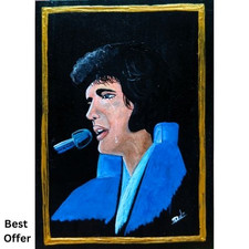 Vintage Crying Elvis Presley