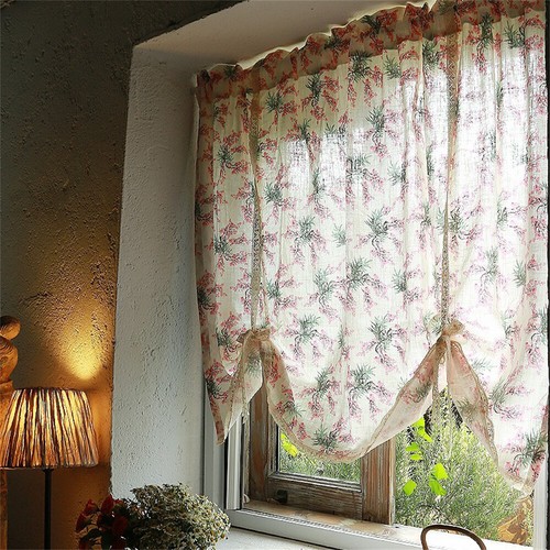 Short curtain lace window - short,