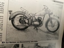 BSA BANTAM RESTO MOTORCYCLE