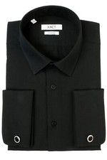 Xact Mens Plain Poplin Formal