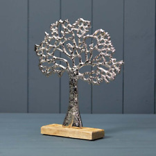 Aluminum Silver Tone Tree of