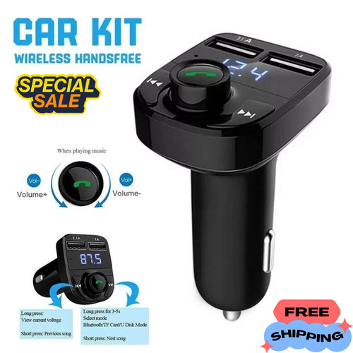Car wireless bluetooth - car, fm