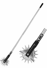 Wheel Rotary Edger, Manual Edger Lawn Tool,Adjustable Length with Sturdy3648