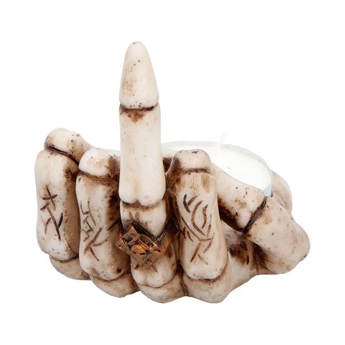 Final gesture candle - candle, holder