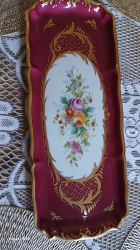 Vintage french porcelain tray - french,