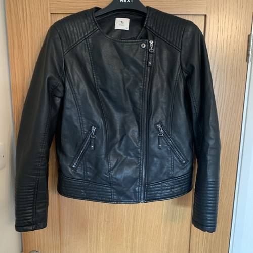 Leather look biker jacket - tu,