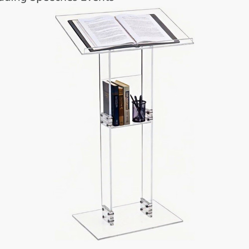 Clear acrylic podium lectern - acrylic,