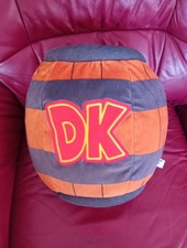 Large Donkey Kong Plush Barrel