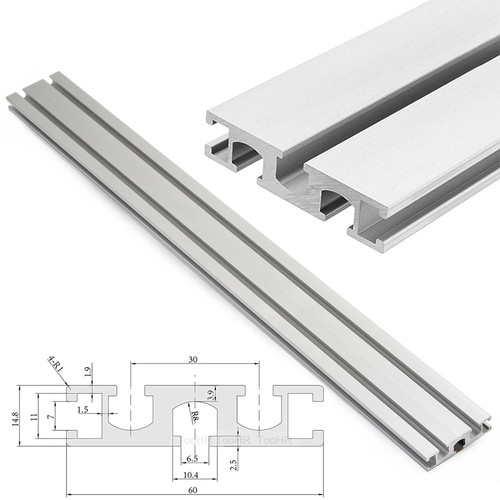 Aluminum profile fence type - aluminum, 60