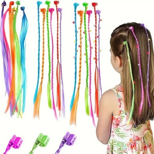 Kids hair extensions colourful - kids,