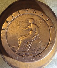 1797 Cartwheel Penny George III Copper Coin Georgian Era. 228 Years Old!