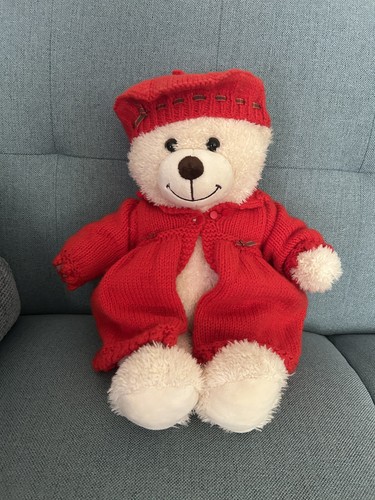 Build bear cream teddy - a,
