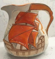 Wade heath art - pottery, galleon