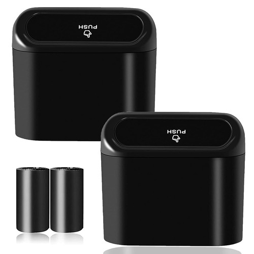 Car trash can bin with - can,