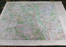 WW2 British map from OPERATION MARKET GARDEN featuring EINDHOVEN (XXX Corps)