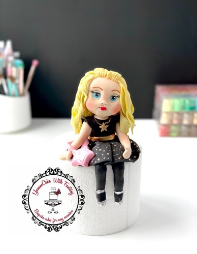 Handmade doll girl edible - girl,