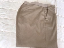 Marks And Spencer Mia Coffee Crop Trousers 14L