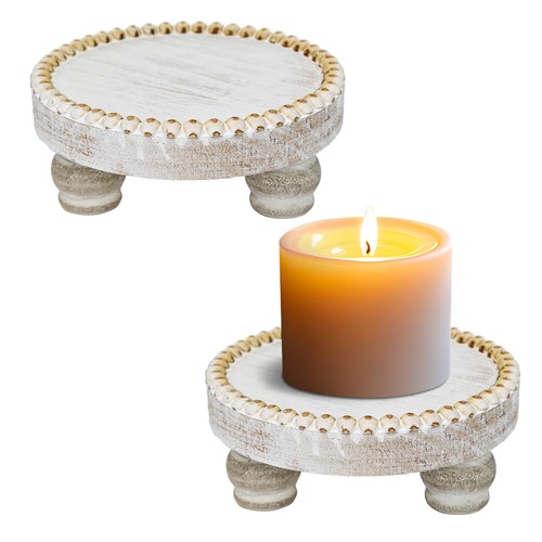 Small wood risers for decor - small,