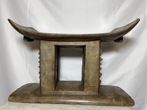 Antique ashanti stool hand - antique,