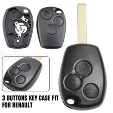 Remote Key Fob Case Shell 3B For Renault Trafic Vauxhall Vivaro Nissan Primastar