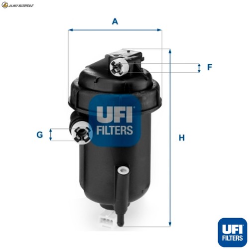 Fuel filter 143 - 55.143.00, for