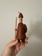 Vintage Mid-Century Danish JACOB JENSEN VIKINGS Figures DENMARK Wooden