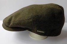 Kangol Heritage Tweed Pebbles Flat Cap Made In Italy Large Size