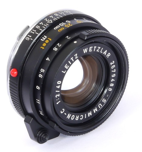Summicron 40mm lens - summicron-c, 1:2/40mm