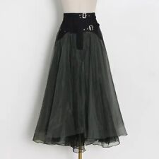 Waist Gothic Vintage Style Party Chic Ladies Punk Mesh Skirt Tulle Layered High