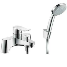 hansgrohe Metris Bath Shower Mixer Tap with Kit (Low Pressure)  31422000