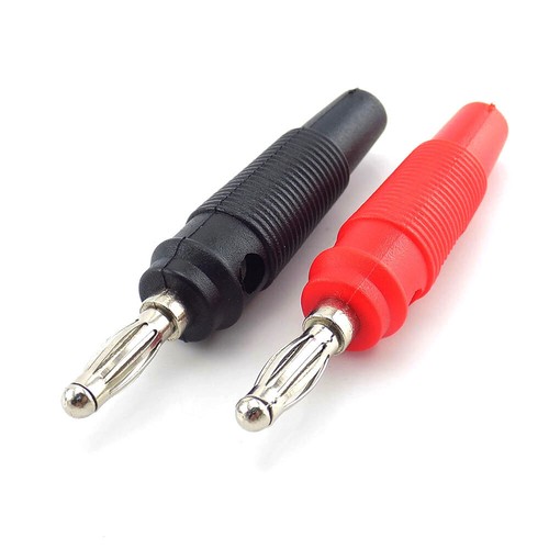 2pcs 4mm banana plugs plug - banana,