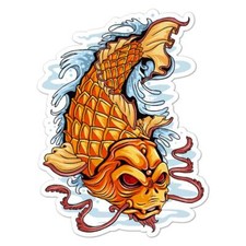 Sea monster koi goldfish - sea,