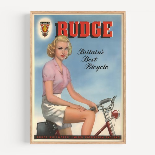 Rudge bicycle 1950 retro - rudge,