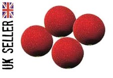 Red Sponge Balls x 4