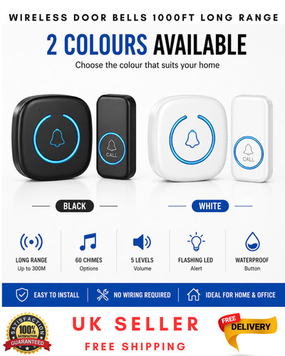 Wireless door bells - wireless, waterproof